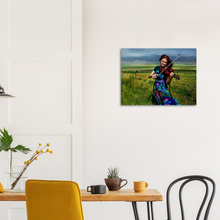 Load image into Gallery viewer, Poster: Katy Playing Violin in a Field